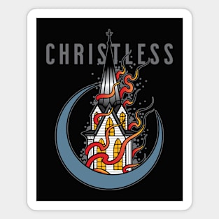 Christless - Church On Fire Magnet